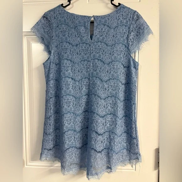 Blue Lace Women Top✨ - Picture 6 of 7